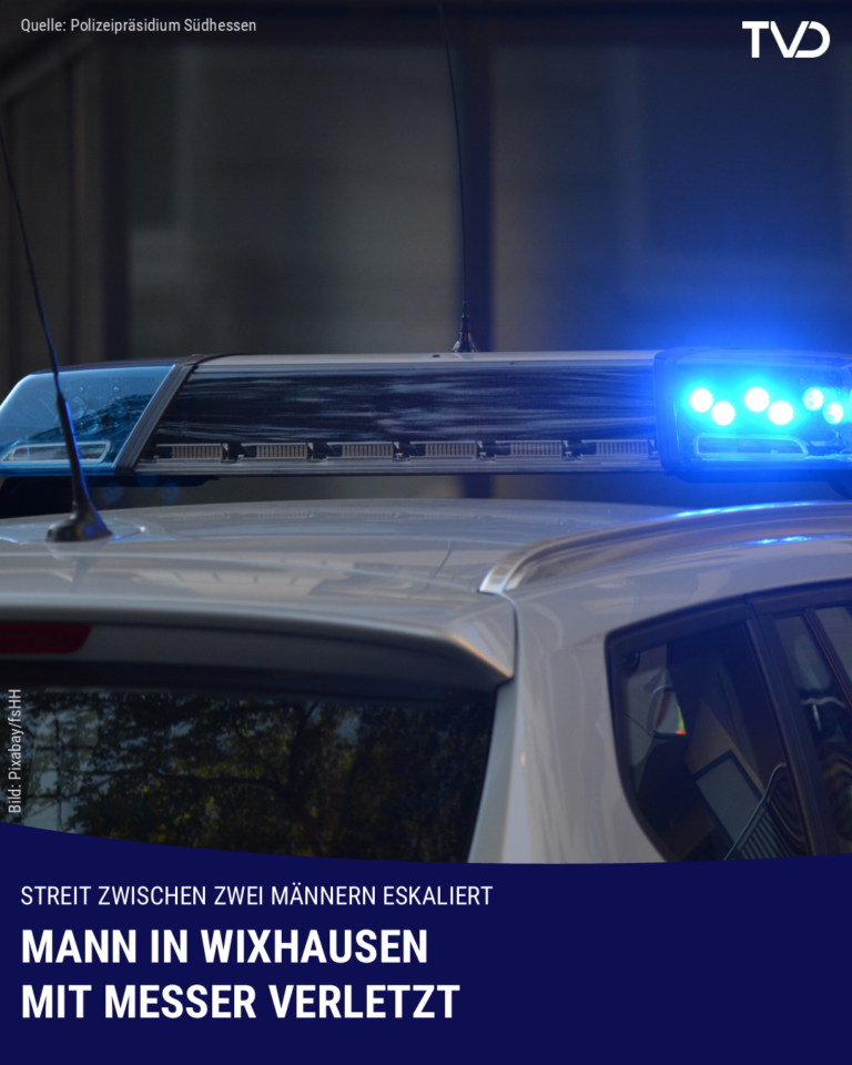 Mann in Wixhausen mit Messer verletzt