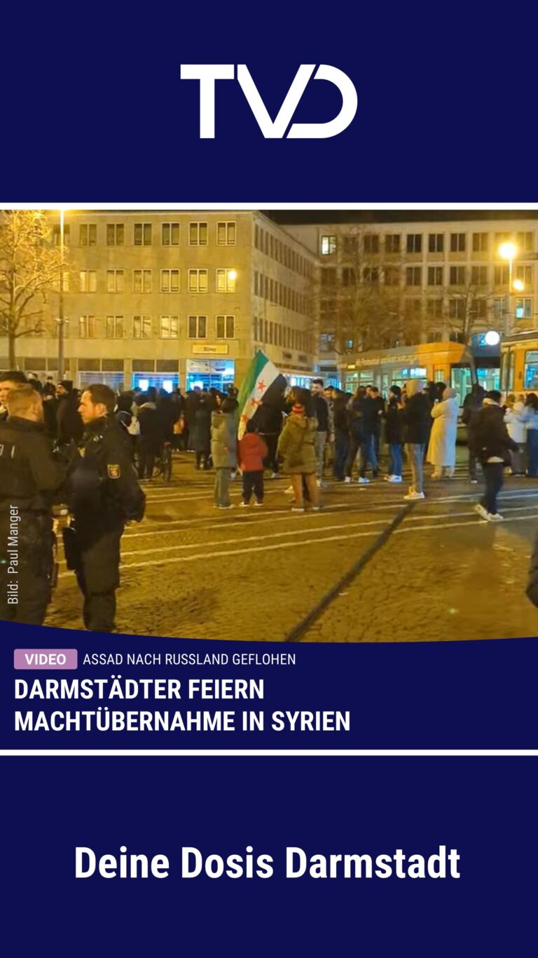 Darmstädter feiern Machtübernahme in Syrien