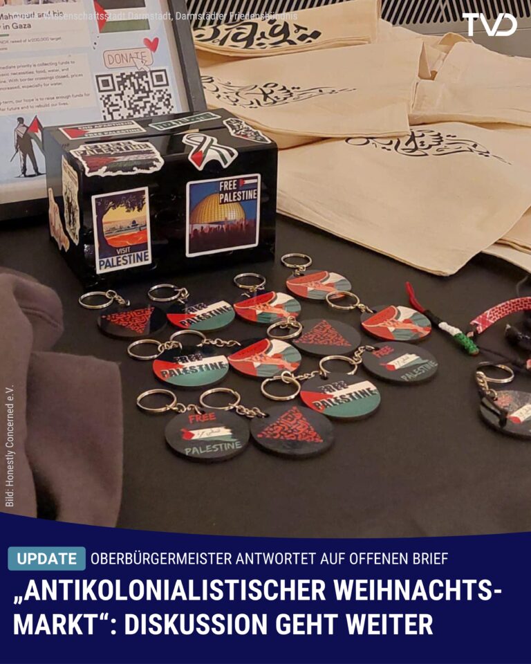 „Antikolonialistischer Weihnachtsmarkt“: OB antwortet auf offenen Brief