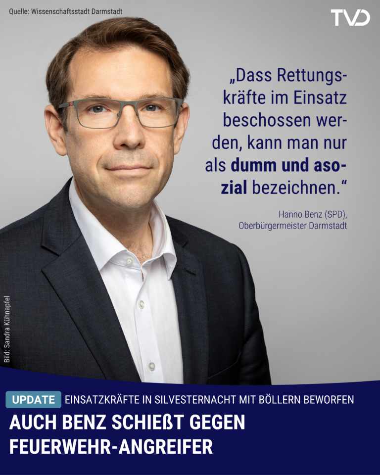 Auch Benz schießt gegen Feuerwehr-Angreifer