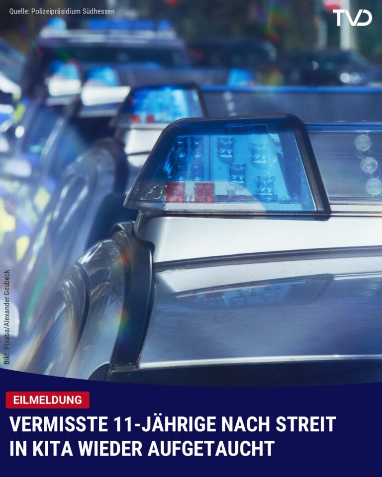 Vermisste 11-Jährige nach Streit in Betreuung wieder aufgetaucht