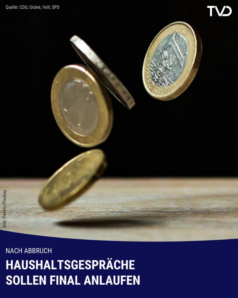 Haushaltsgespräche sollen final anlaufen
