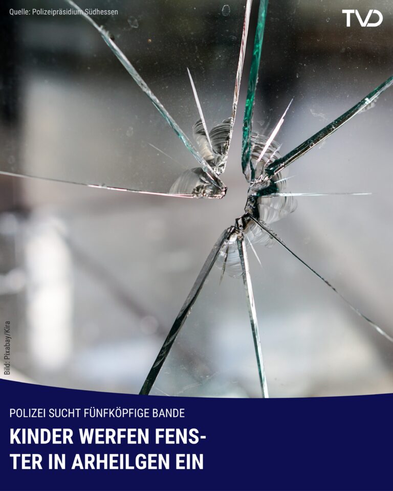Kinderbande wirft in Arheilgen Fenster ein