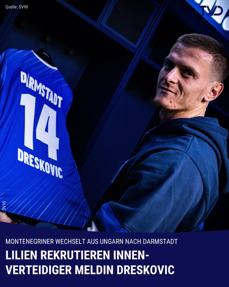 Lilien rekrutieren Innenverteidiger Meldin Dreskovic