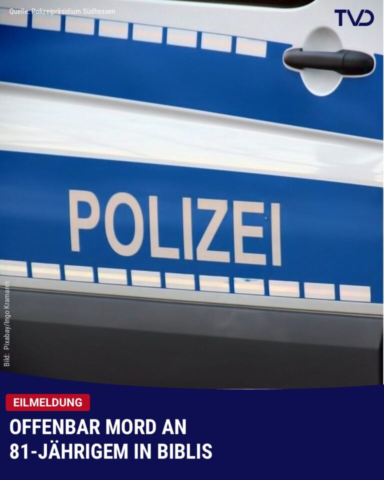 Offenbar Mord an 81-Jährigem in Biblis