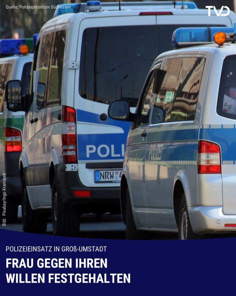 Frau in Groß-Umstadt gegen ihren Willen festgehalten