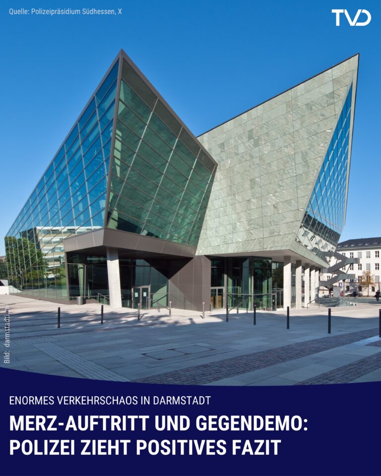 Polizei zieht Positives Fazit nach Merz-Auftritt und Gegendemo