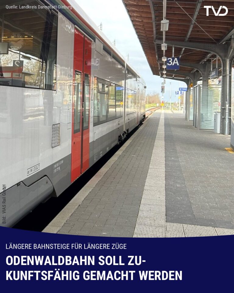 Odenwaldbahn soll zukunftsfähig gemacht werden