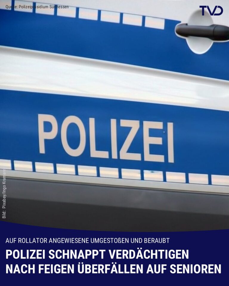 Polizei schnappt Verdächtigen nach dreisten Senioren-Überfällen