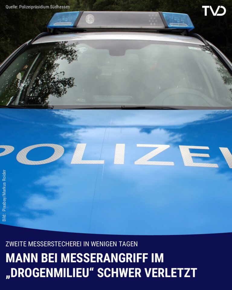 Mann bei Messerstecherei im „Drogenmilieu“ schwer verletzt