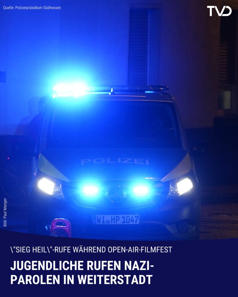 Jugendliche rufen NS-Parolen während Open-Air-Fest in Weiterstadt