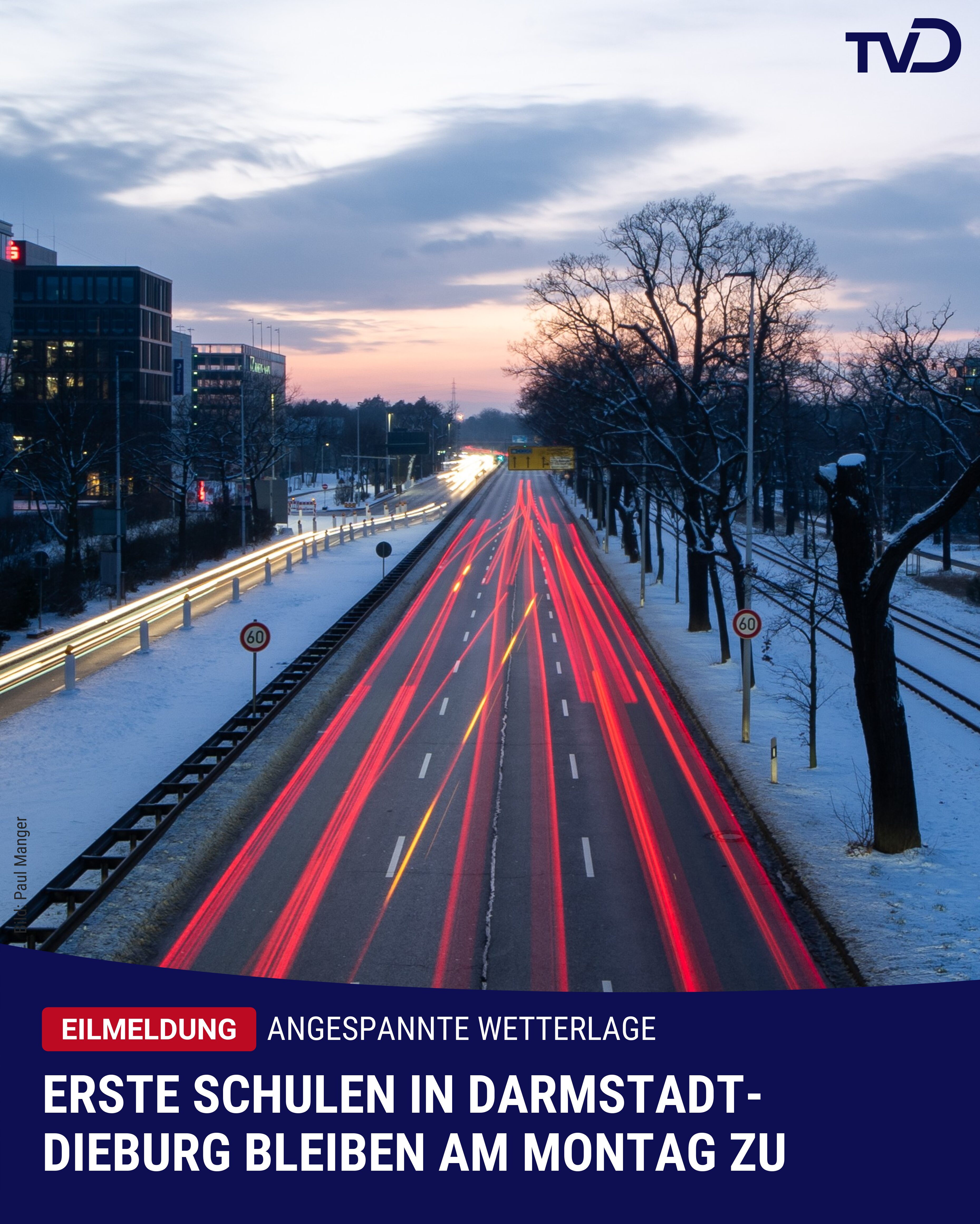 Viele Schulen in Darmstadt-Dieburg wegen Sturmtief Elli am Montag zu